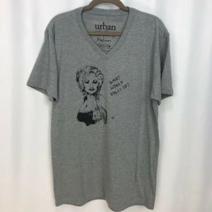 Urban Cricket V-Neck T-Shirt Size M NWOT Unisex